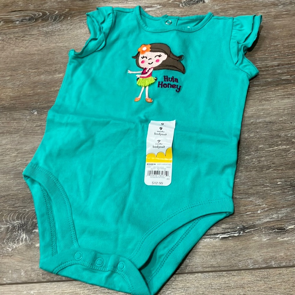 New with tags hula, honey, onesie